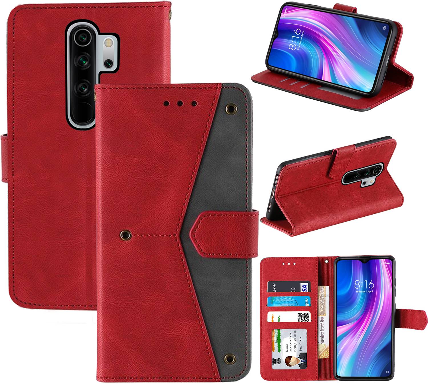 Autofocus Flip Cover for Redmi Note 8 Pro