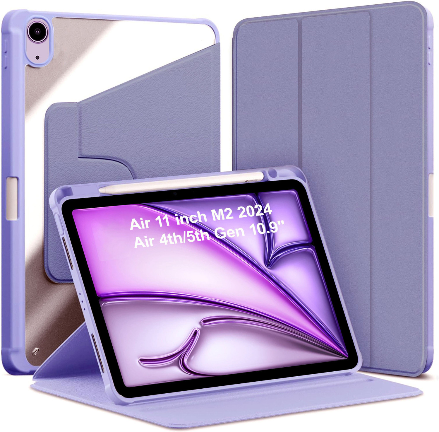 Image of TGK Flip Cover for Apple iPad Air 11 inch M4 /M3 /M2 2026 /2025 /2024, iPad Air 4th Gen 10.9 inch, iPad Air 5th gen