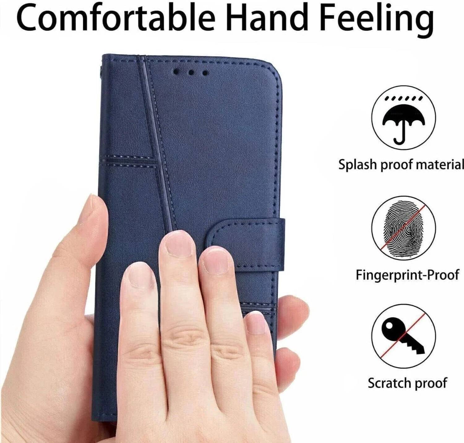 Cover per Xiaomi Poco M7 / Poco C75 Case PU Pelle Custodia [Kickstand] [Chiusura magnetica] [Slot per Schede], Portafoglio Flip Custodia per Xiaomi Redmi 14C / 14R / A3 Pro / A4,Gatto,Panda