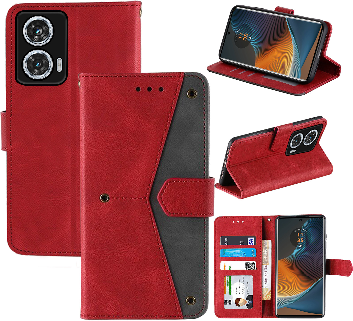 Image of Autofocus Flip Cover for MOTOROLA Edge 50 Fusion
