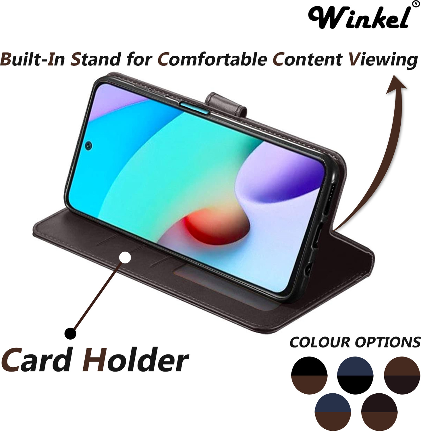 Image of Winkel Flip Cover for Samsung Galaxy M32 4G