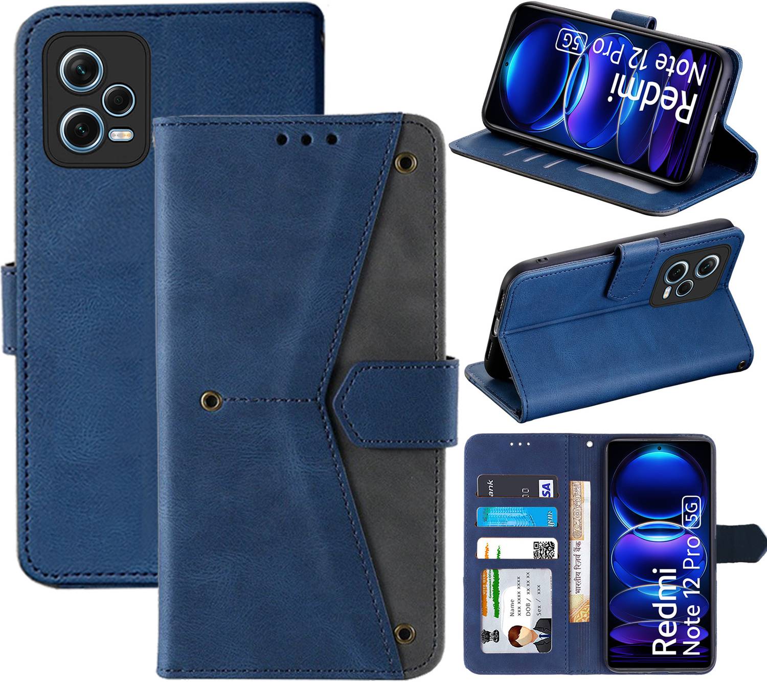 Autofocus Flip Cover for Redmi Note 12 Pro 5G