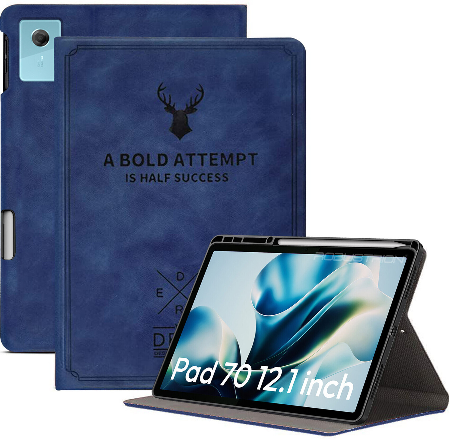 ROBUSTRION Flip Cover for Moto Pad 70 12.1 inch, Motorola Pad 70 Tablet 12.1 inch