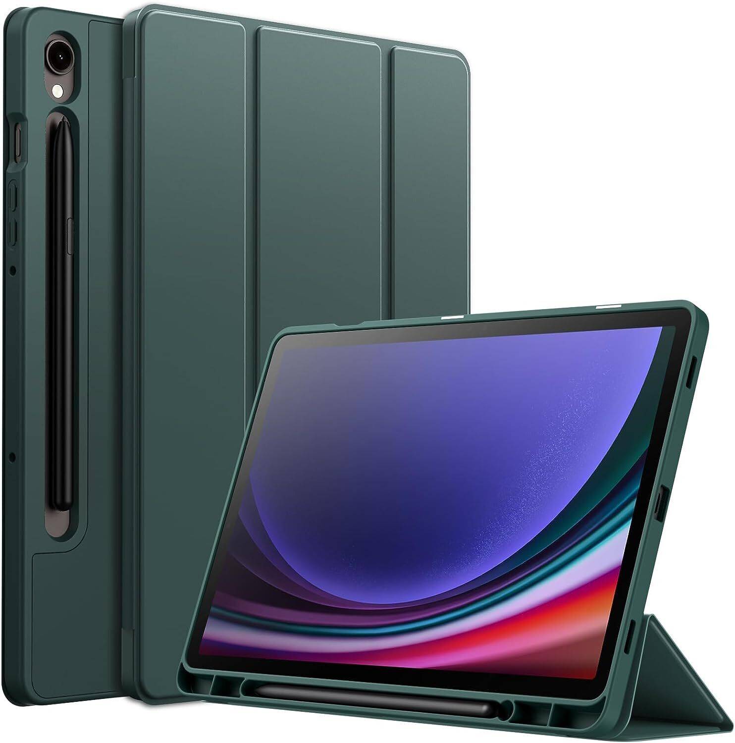 AGEIS Flip Cover for Samsung Galaxy Tab S9 | Samsung Galaxy Tab S9 FE 11 (Stylus Holder)