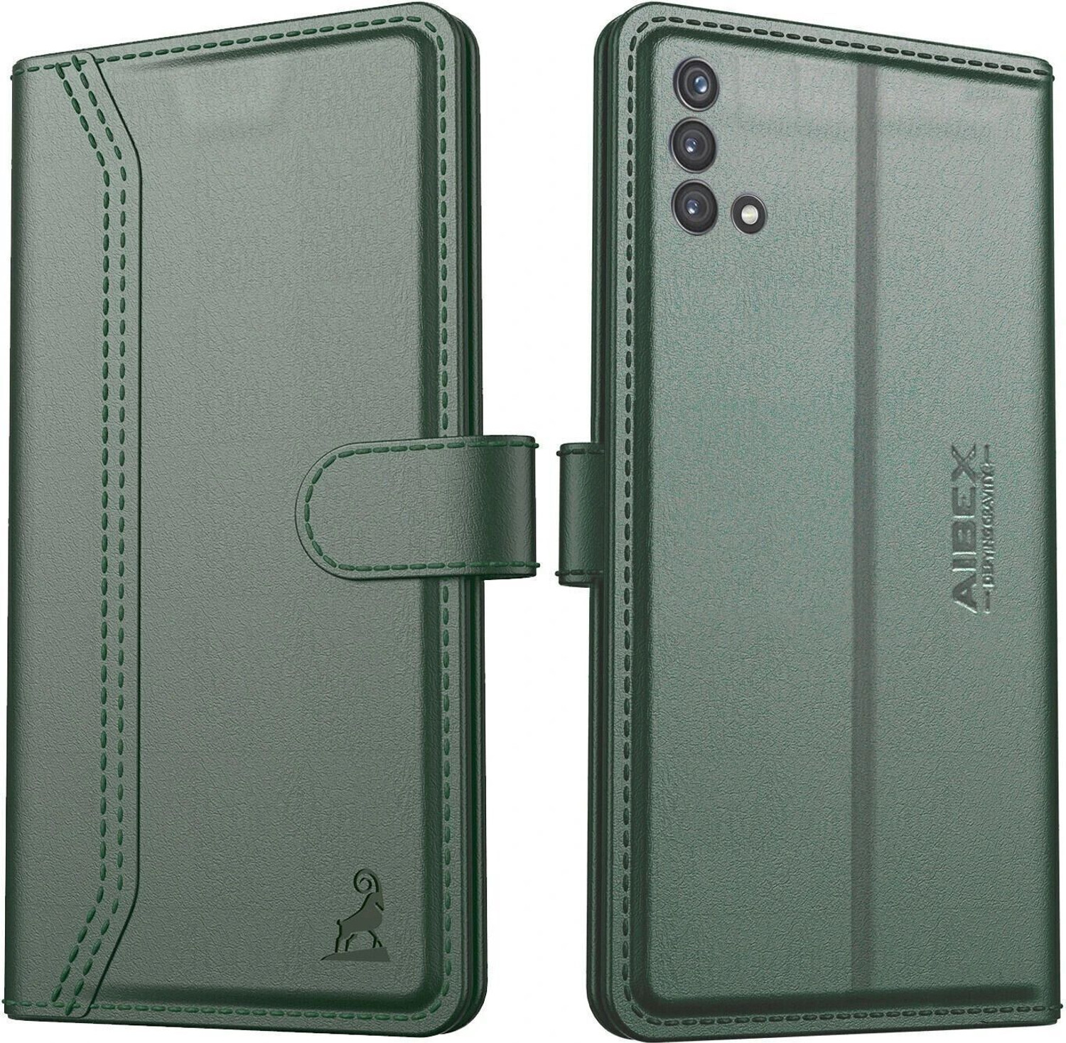 Image of AIBEX Flip Cover for OnePlus Nord CE 5G|Premium Leather Finish|Magnetic Closure|Kickstand Feature