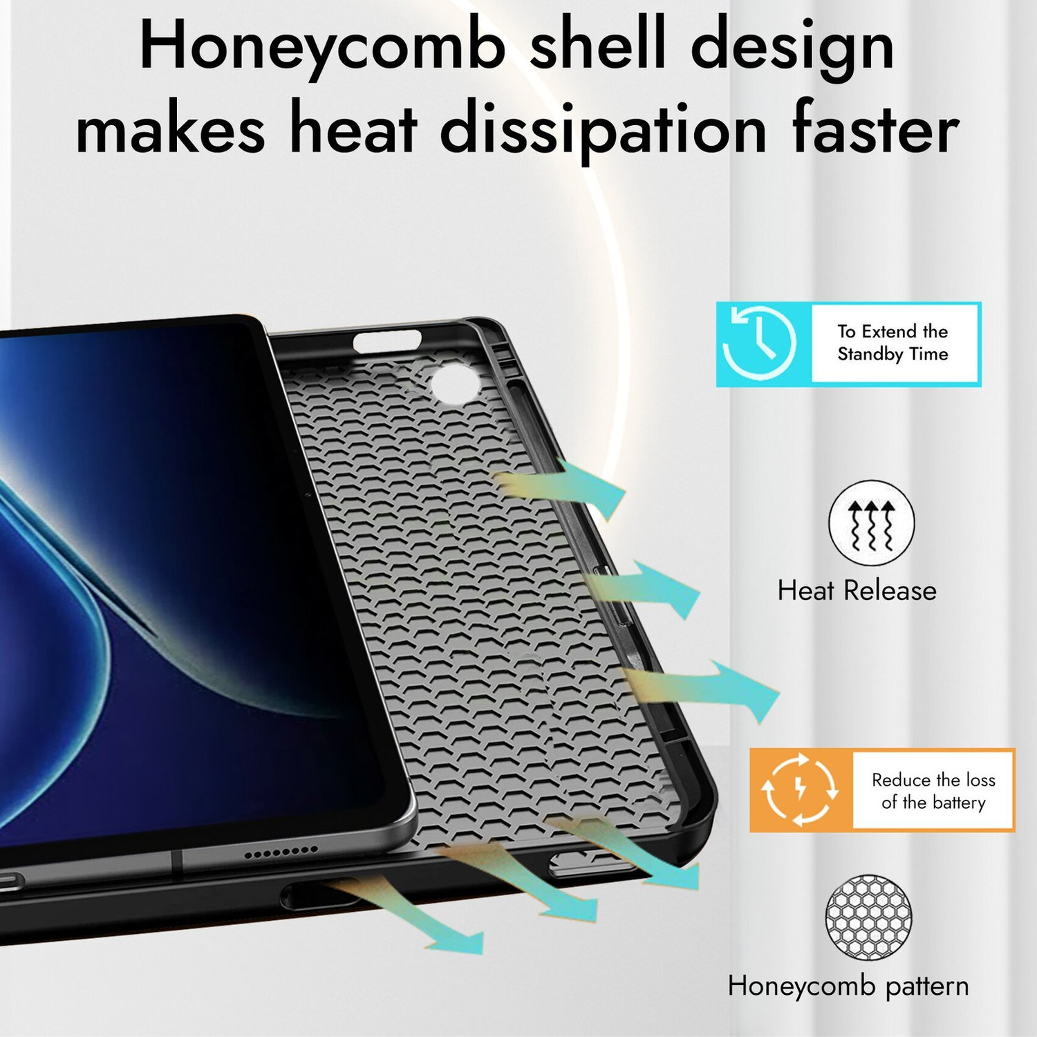 Image of ROBUSTRION Flip Cover for OnePlus Pad Go 2 12.1 inch