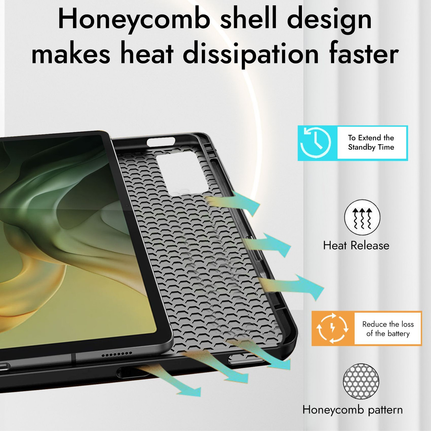 Image of ROBUSTRION Flip Cover for Moto Pad 60 Neo 11 inch