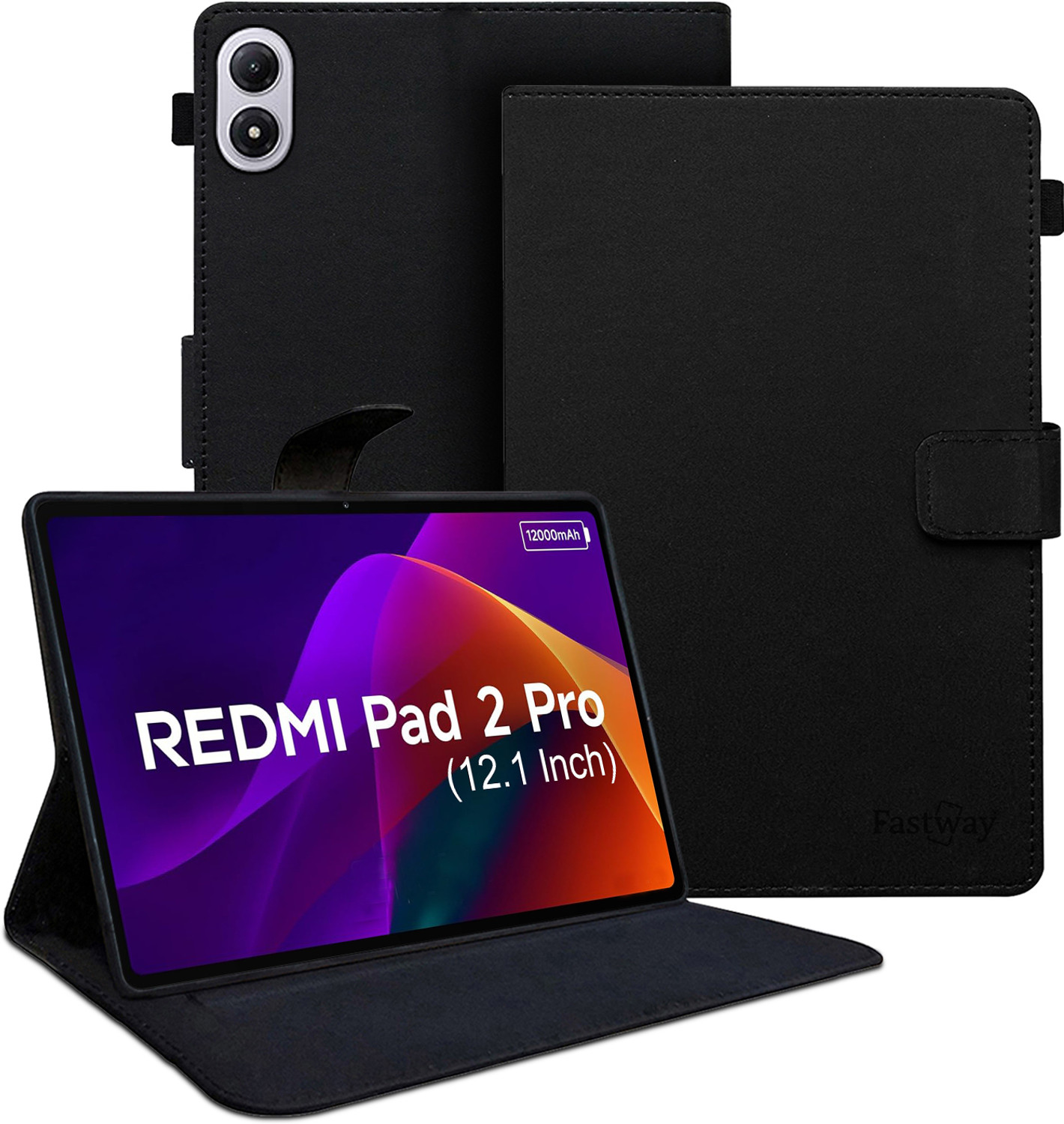 Image of Fastway Flip Cover for REDMI Pad 2 Pro 5G 12.1 inch Tablet 2025