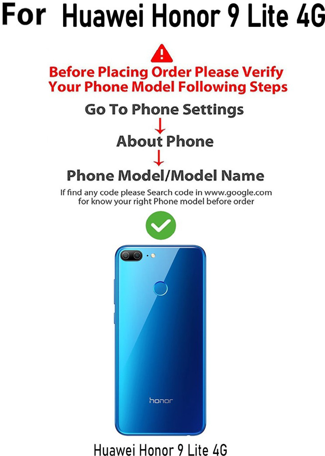 Image of Casotec Flip Cover for Honor 9 Lite