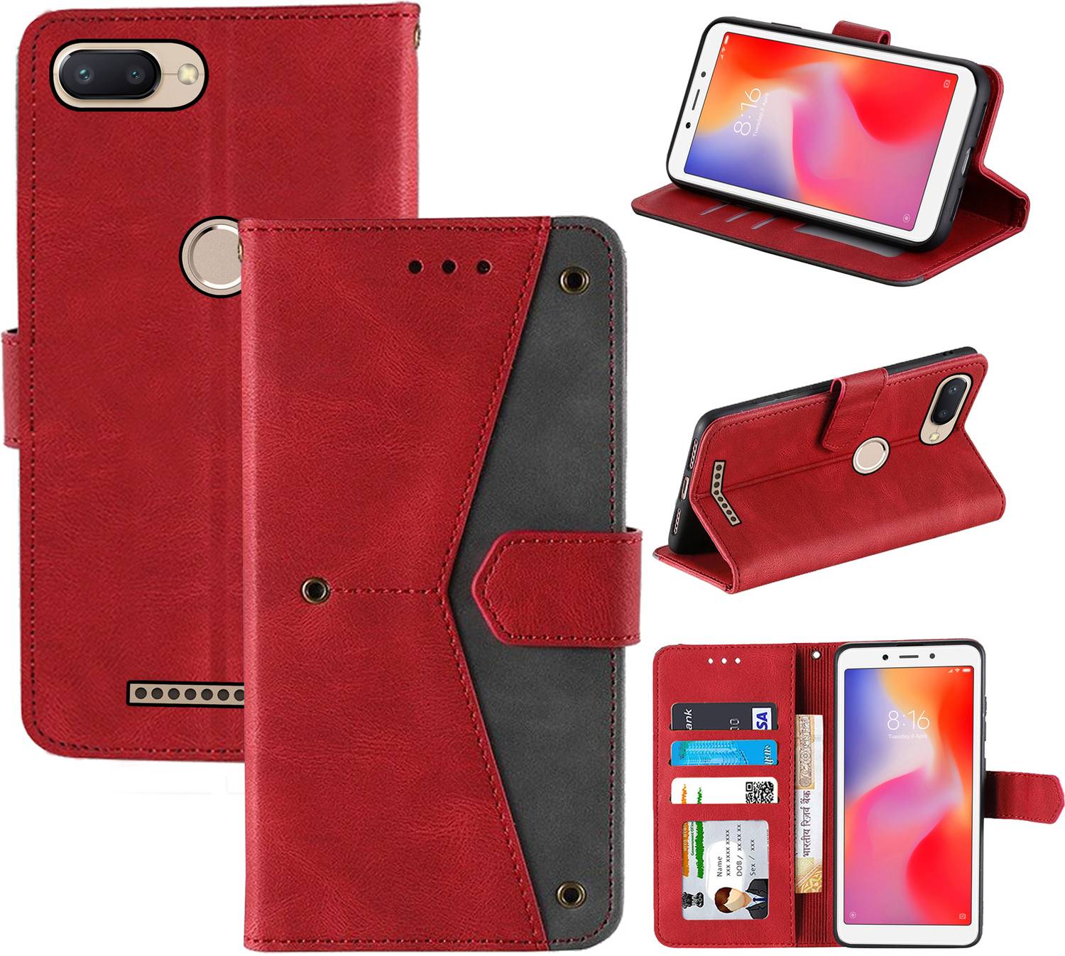 Autofocus Flip Cover for Mi Redmi 6