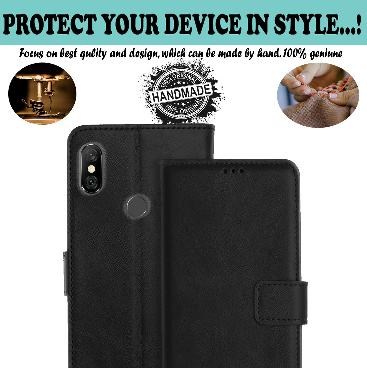Image of CYOR Flip Cover for Mi Redmi Note 6 Pro