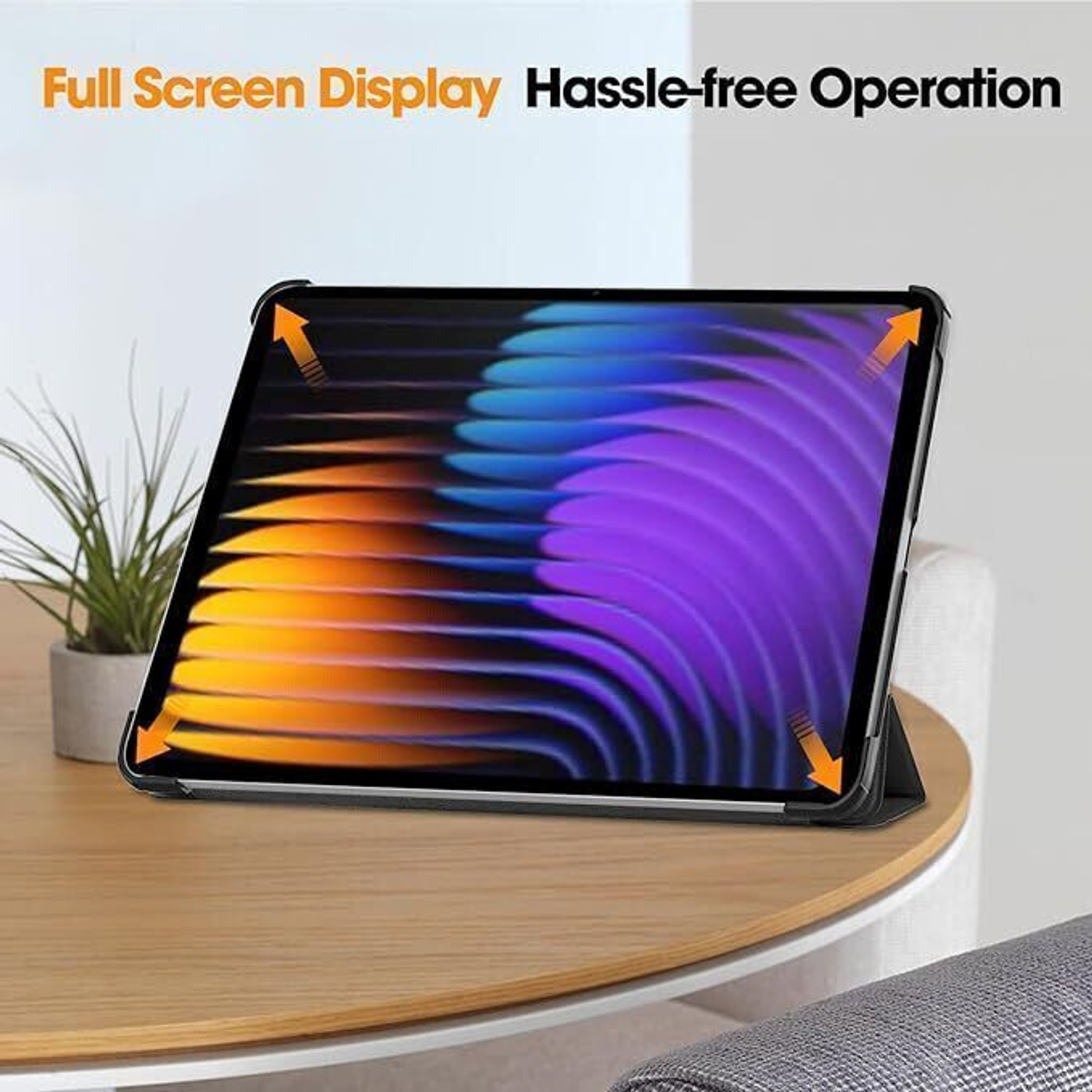 Image of Proelite Flip Cover for Mi Pad 8 /8 Pro / Mi Pad 7 /7 Pro 11.2 inch Case, Trifold Flip Case , Support Auto Sleep Wake