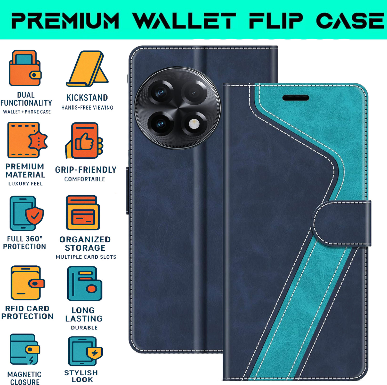 Image of CYOR Flip Cover for ONEPLUS 11R 5G