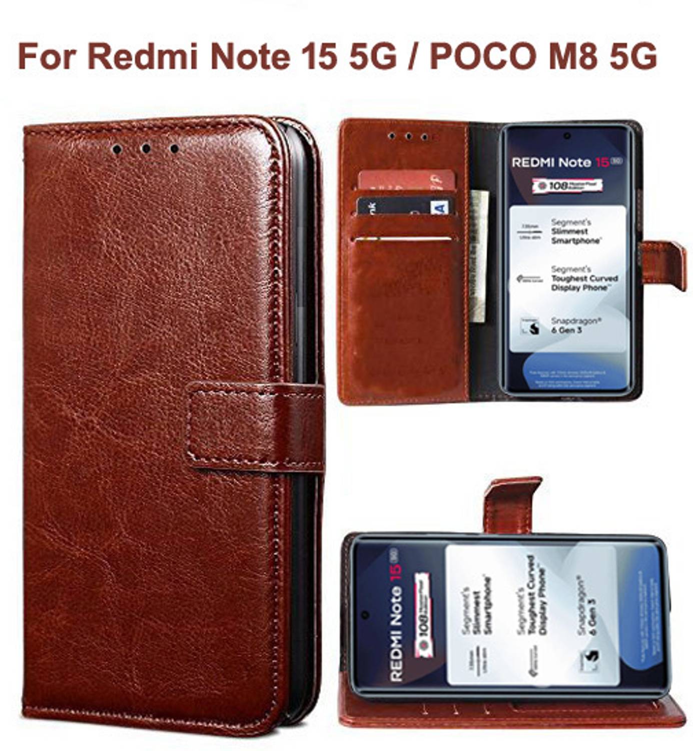 Carnage Flip Cover for Redmi Note 15 5G
