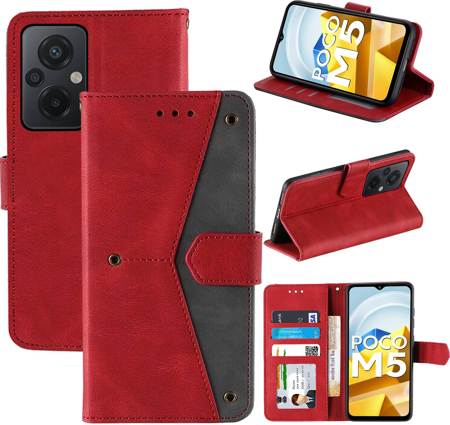 Autofocus Flip Cover for Poco M5