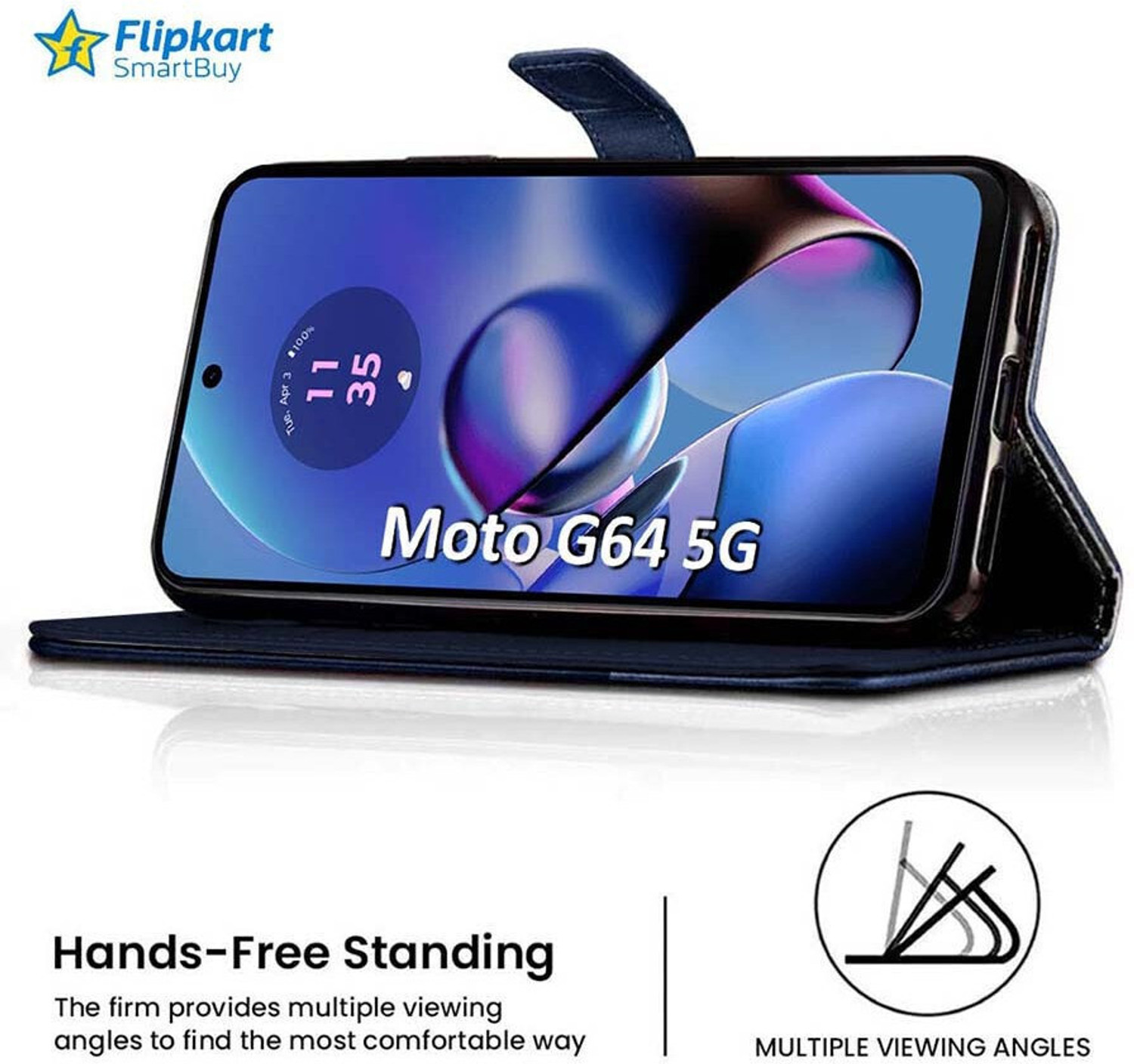 Image of SSMC Flip Cover for MOTOROLA g64 5G