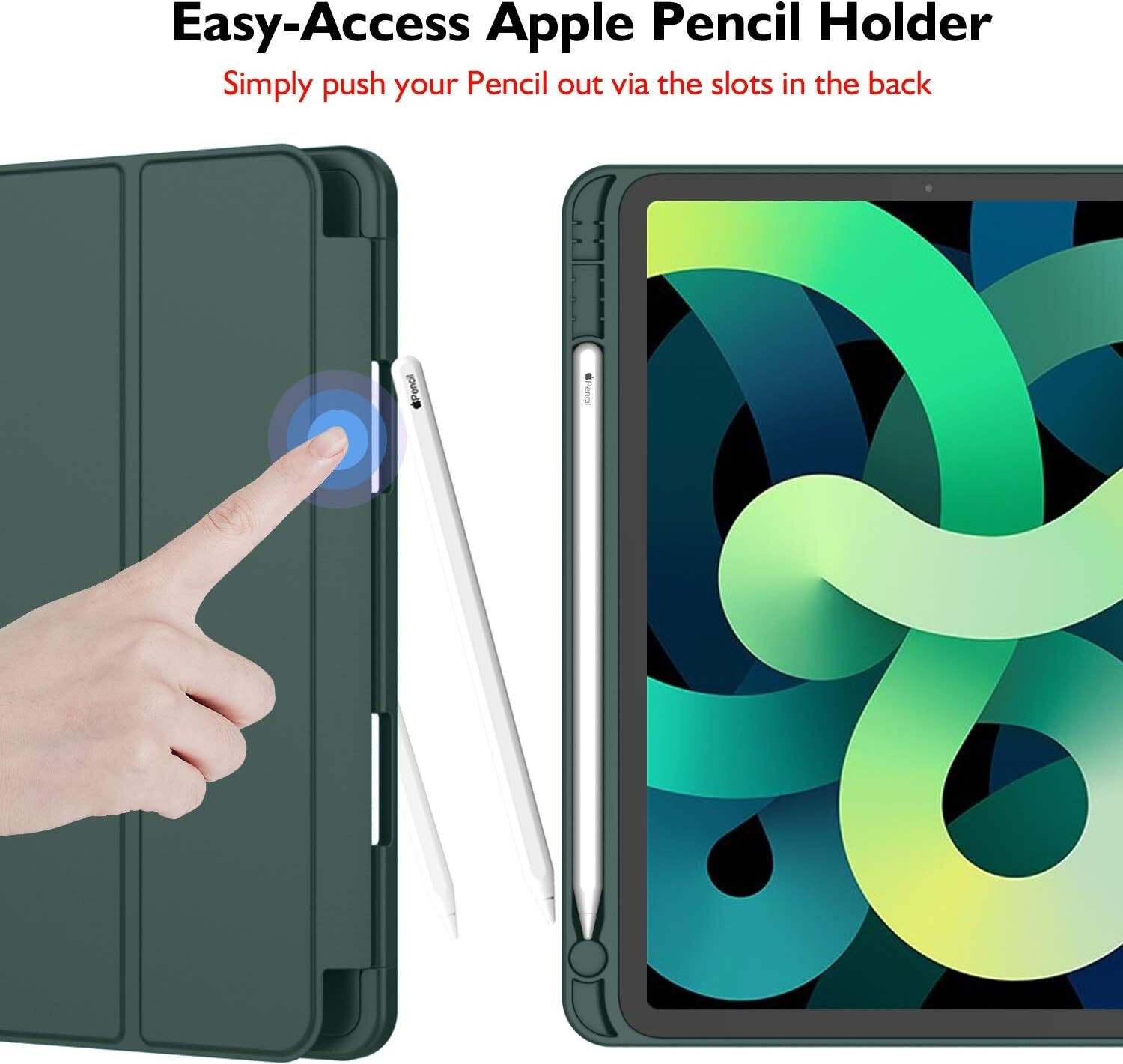 Image of AGEIS Flip Cover for iPad Air 11-Inch M2 (2024), iPad Air 5 /4 (2022 /2020 5th /4th Generation 10.9-Inch)