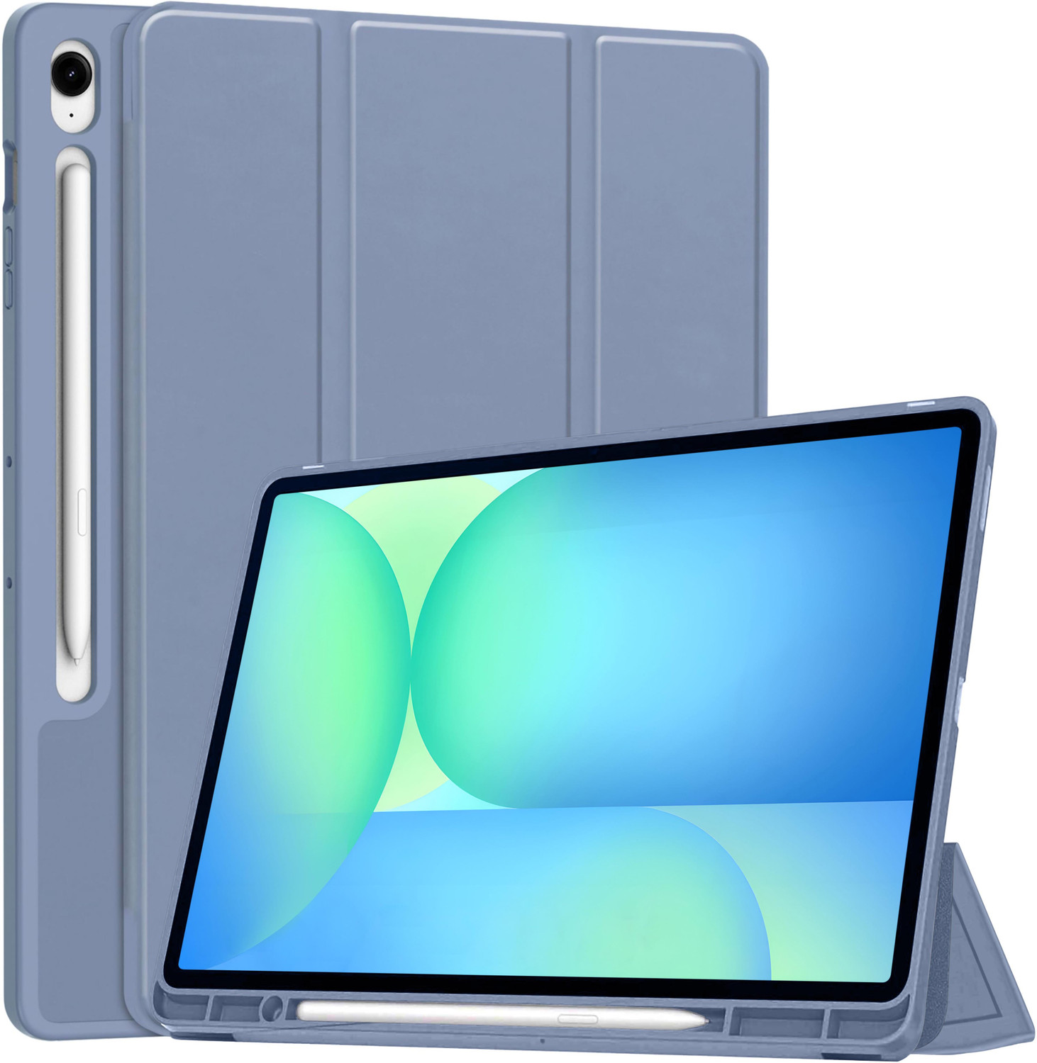 Image of Proelite Flip Cover for Galaxy Tab S10 FE Plus 13.1 inch, Soft Flexible Flip Case Cover [Recoil Series] (Multicolor, Artificial Leather)