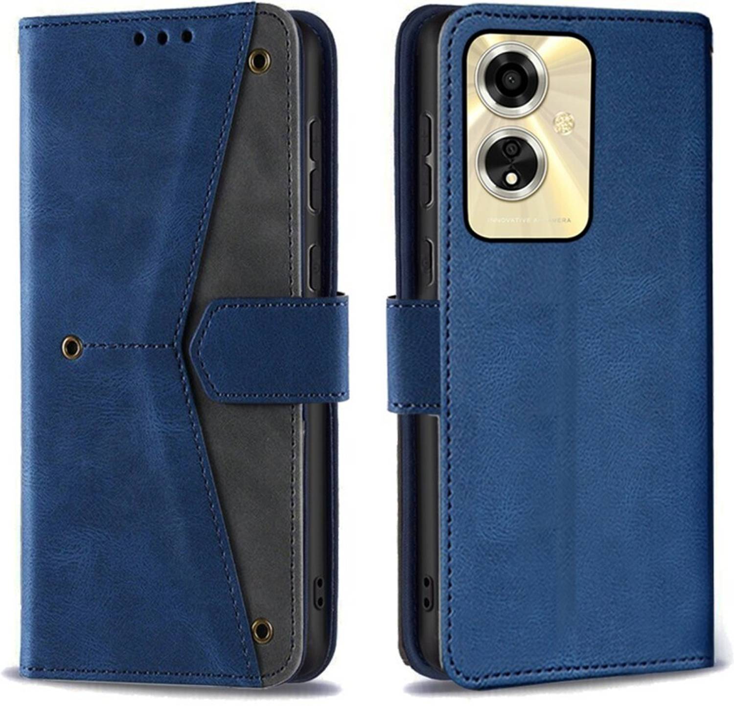 Aarov Flip Cover for Oppo A59 5G