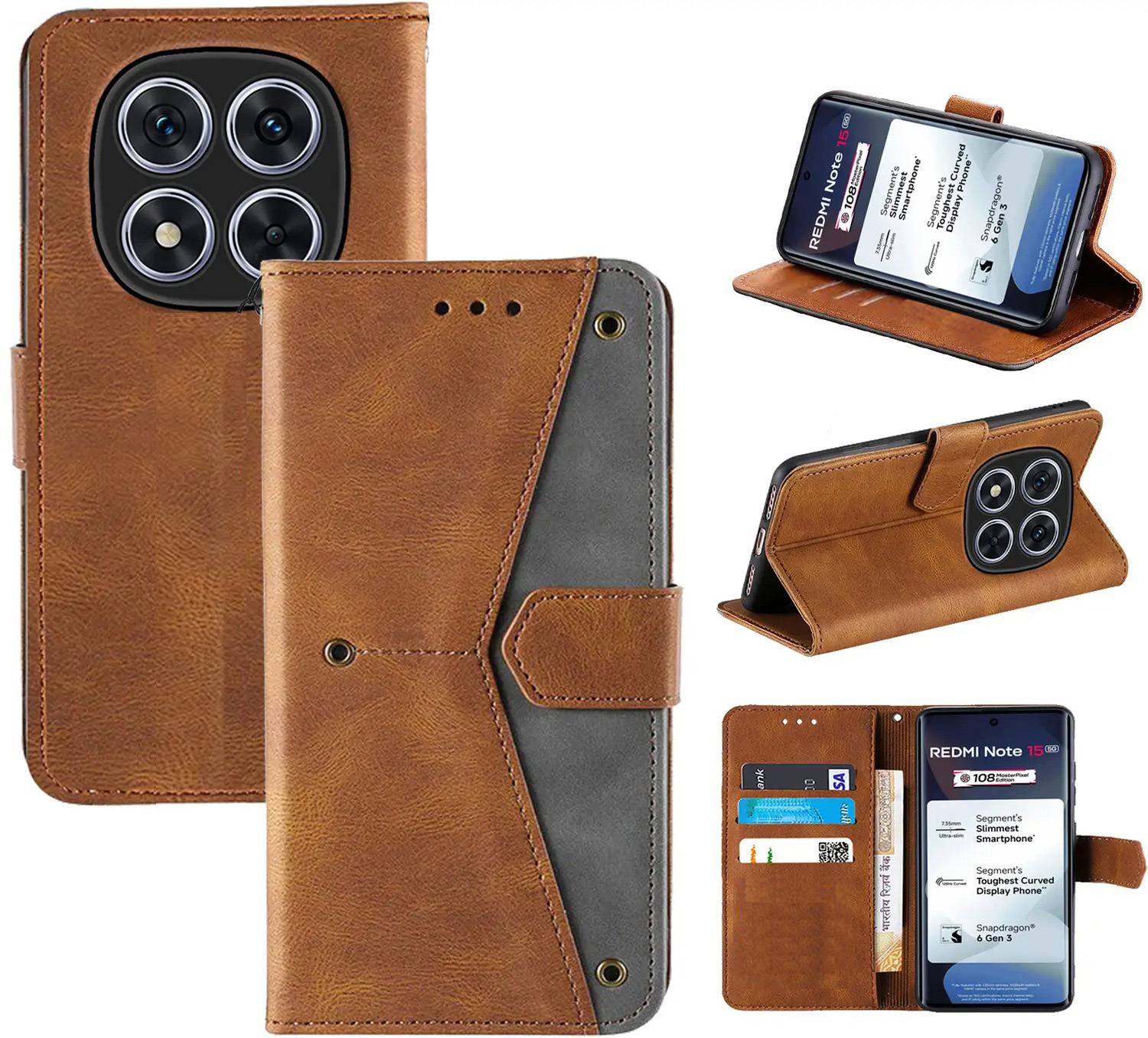 Aaghosh Flip Cover for Redmi Note 15 5G