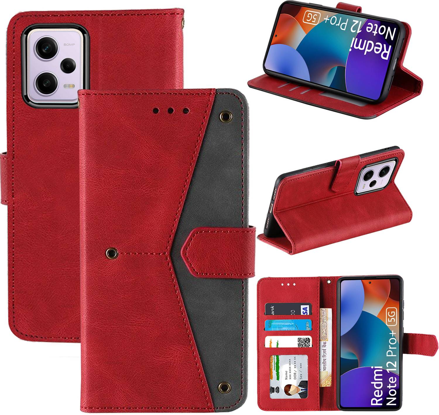 Autofocus Flip Cover for Redmi Note 12 Pro Plus 5G