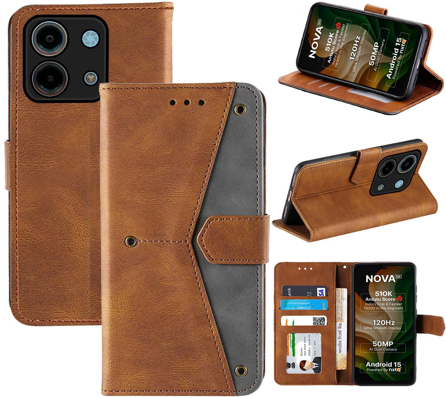 Autofocus Flip Cover for Ai+ Nova 5G
