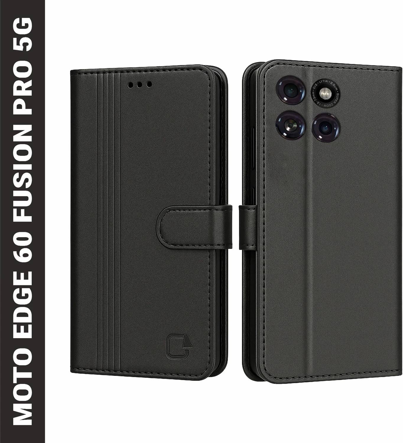 AIBEX Flip Cover for Motorola Edge 60 Pro 5G|Inbuilt Wallet & Card Slots|Premium Leather Magnetic Case