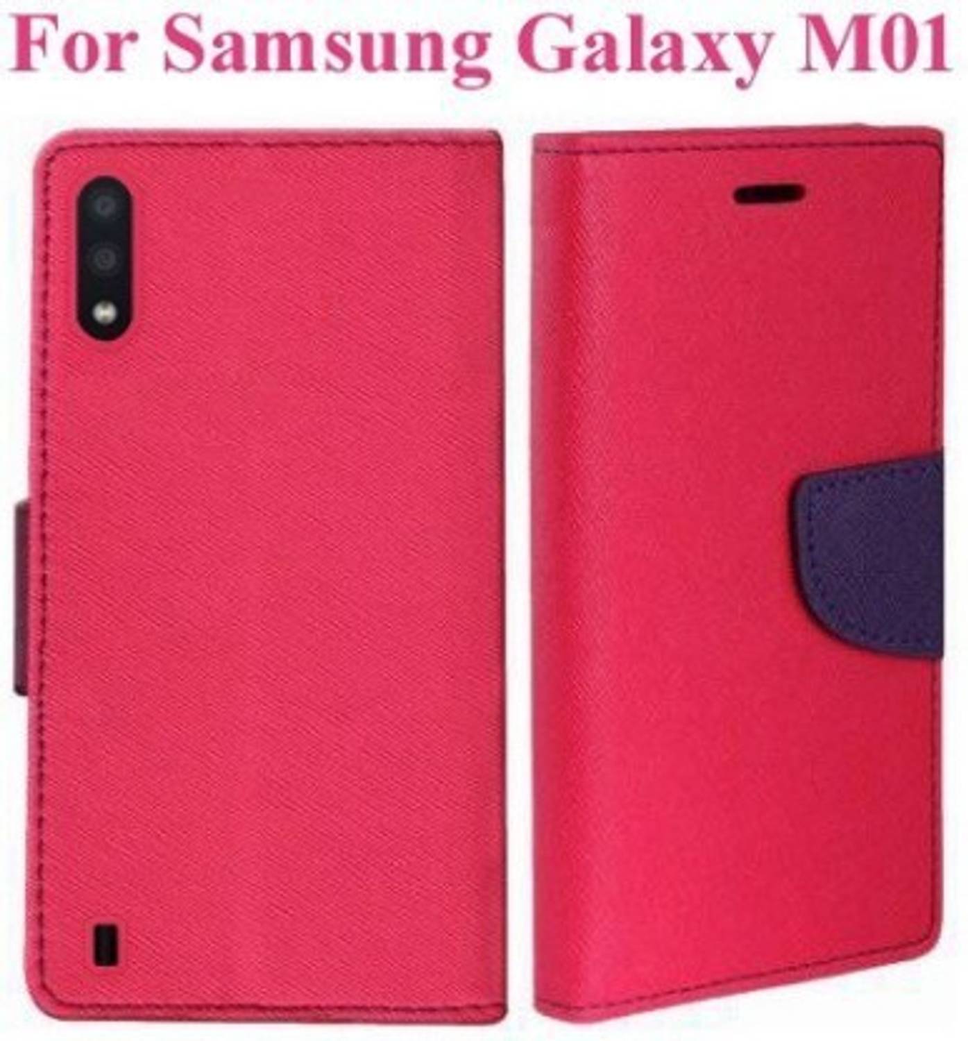 Aarov Flip Cover for Samsung Galaxy M01