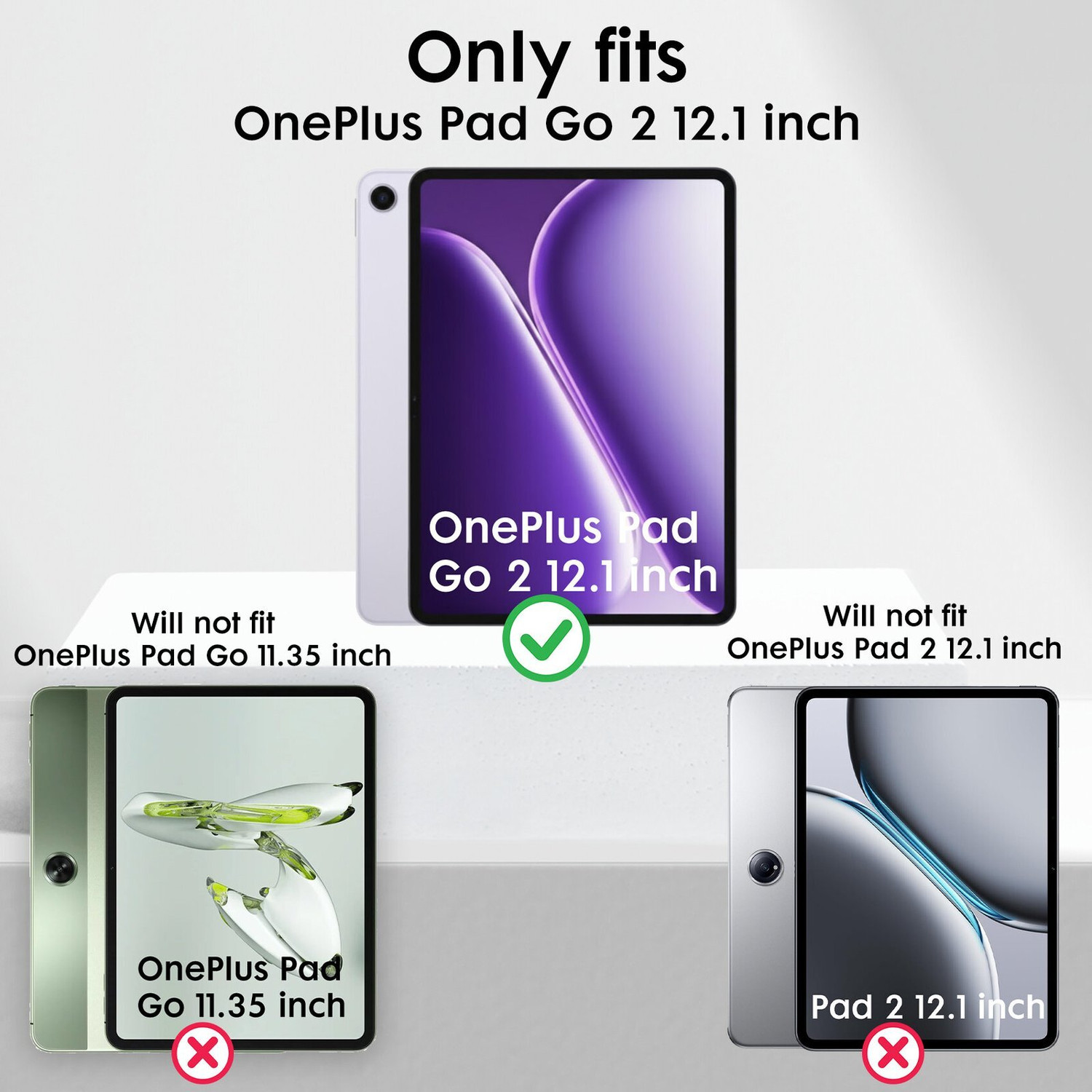 Image of ROBUSTRION Flip Cover for OnePlus Pad Go 2 12.1 inch