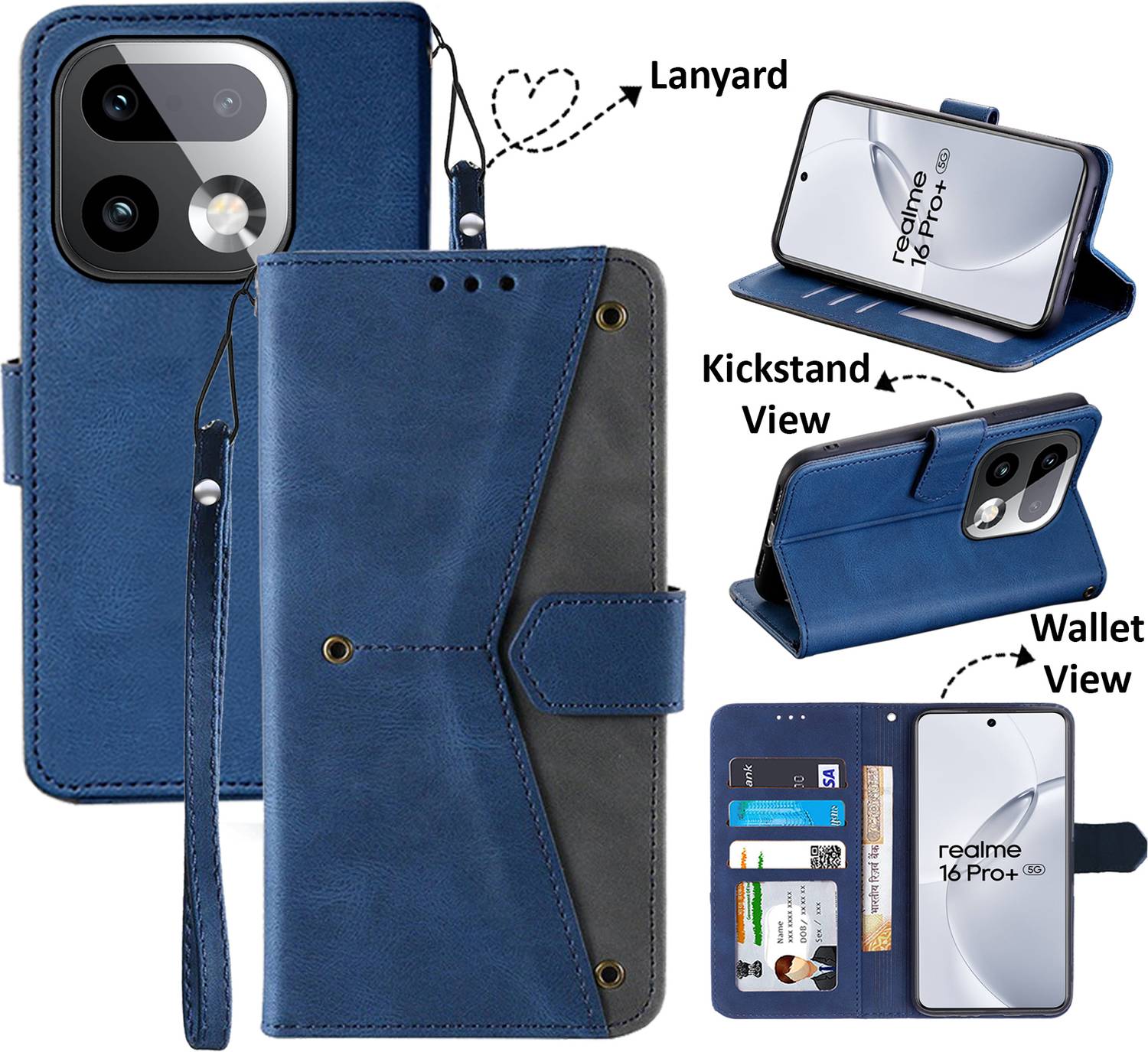 Autofocus Flip Cover for Realme 16 Pro Plus 5G