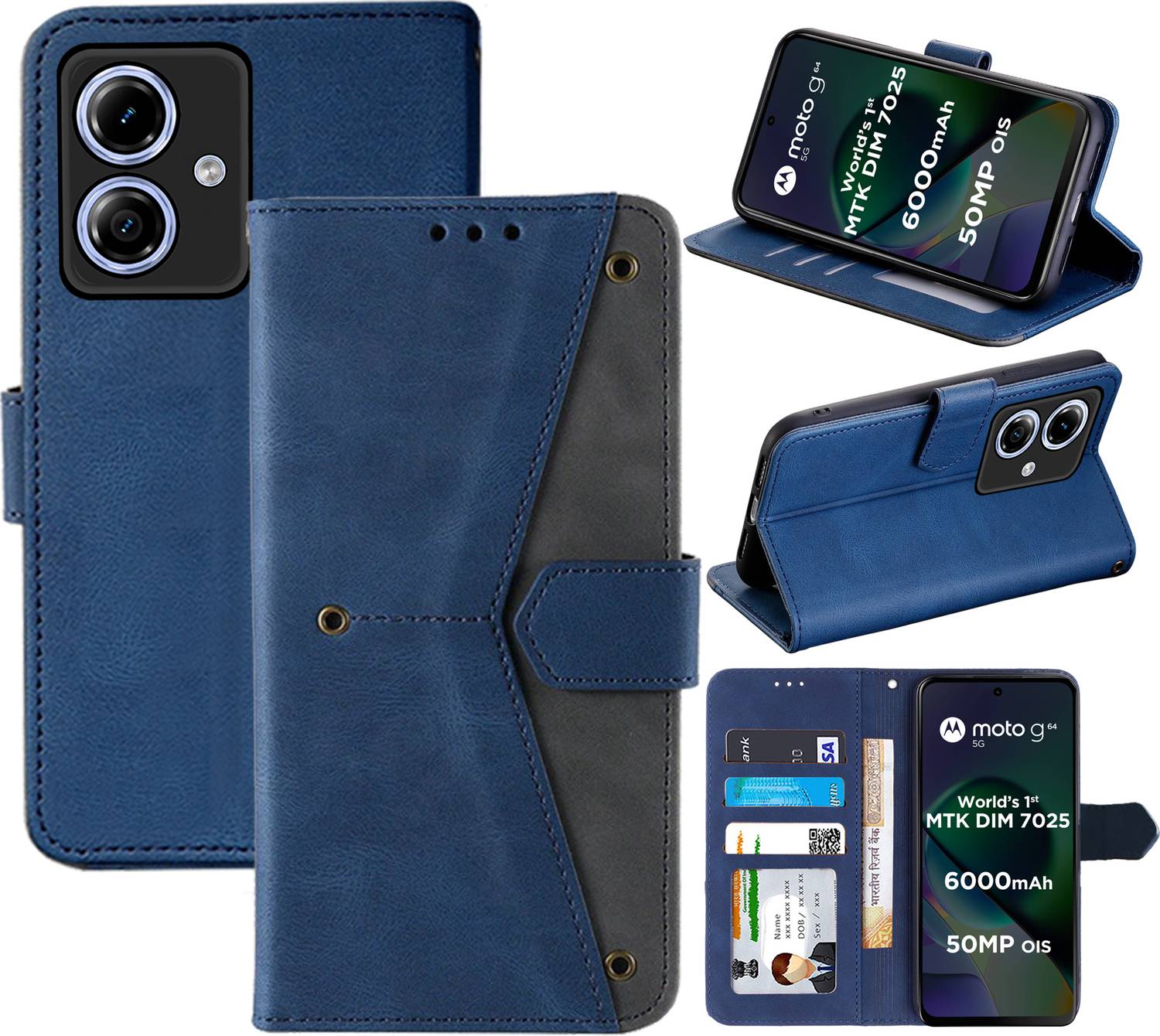 Autofocus Flip Cover for Motorola G64 5G