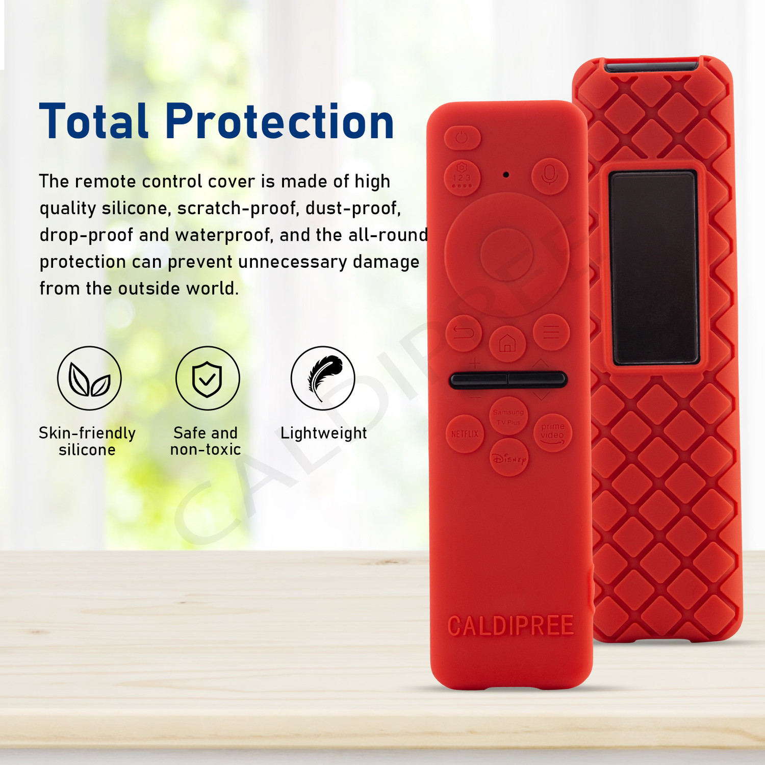 Image of CALDIPREE Front & Back Case for Samsung Smart TV Remote 2023 BN59-01432G BN59-01432A BN59-01432J BN59-01432