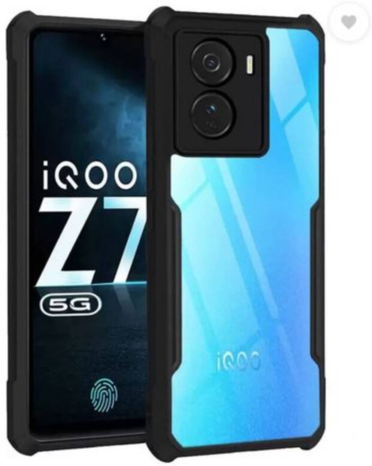 ALONZO Front & Back Case for IQOO Z7 5G, IQ00 Z7 5G, (IP)