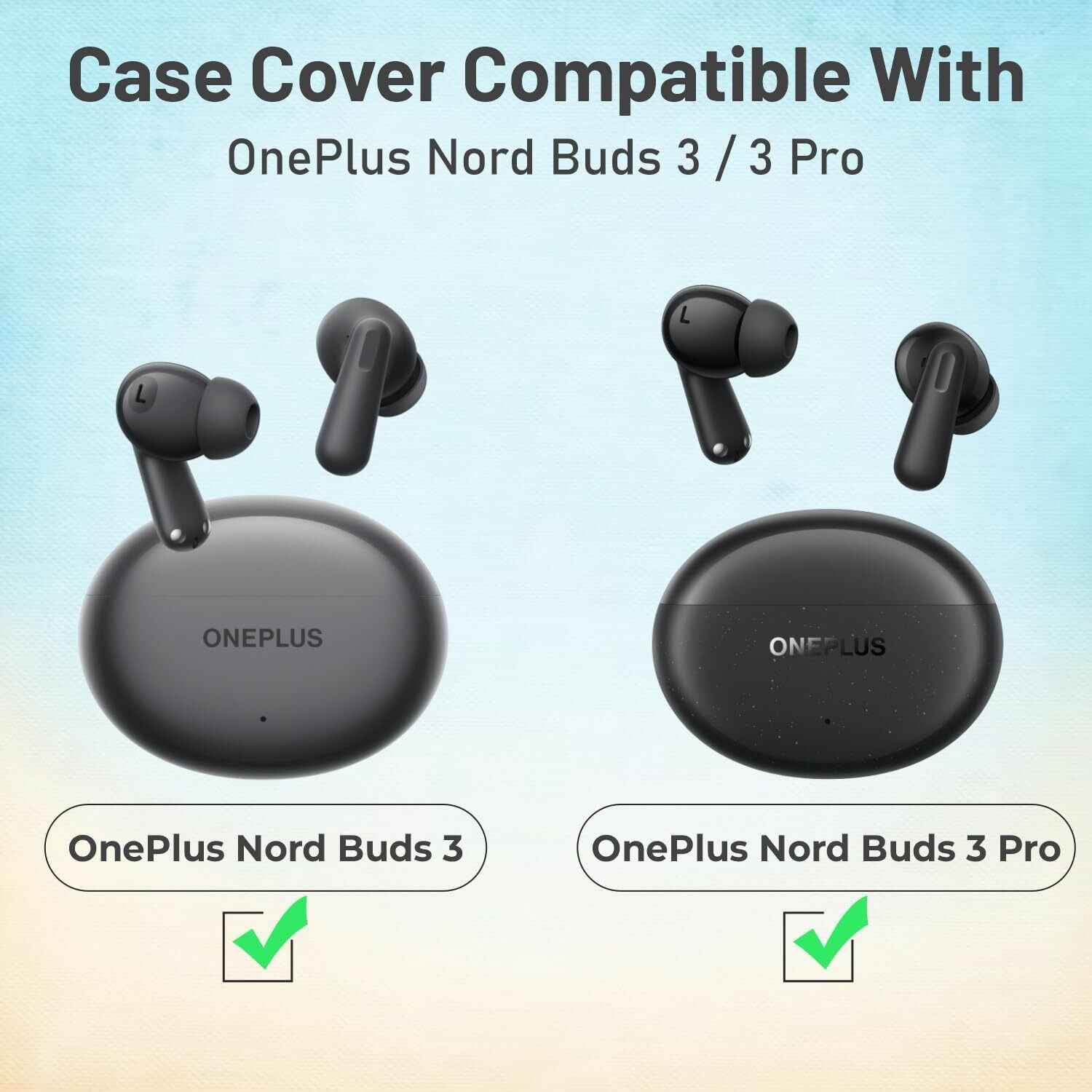 Image of MobieGenie Front & Back Case for OnePlus Nord Buds 3 Pro / OnePlus Nord Buds 3