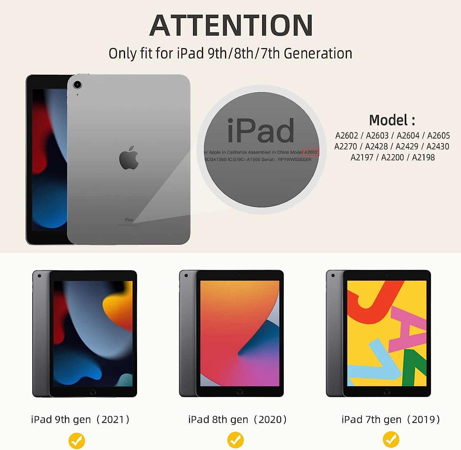 Image of AGEIS Flip Cover for APPLE iPad 9th Gen 10.2 inch