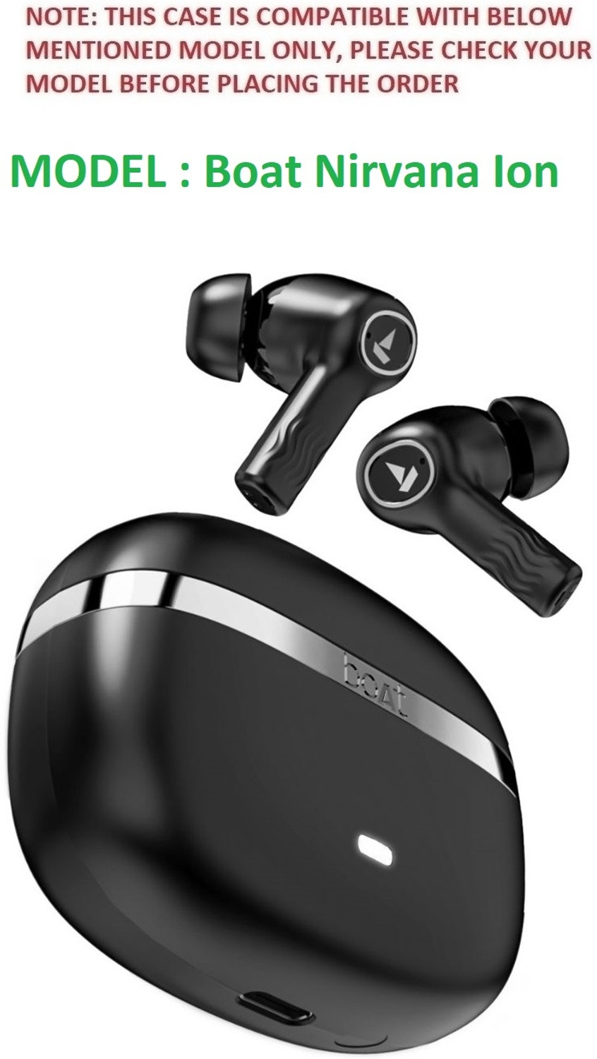 Image of Colorcase Silicone Press and Release Headphone Case For Boat Airdopes Nirvana Ion