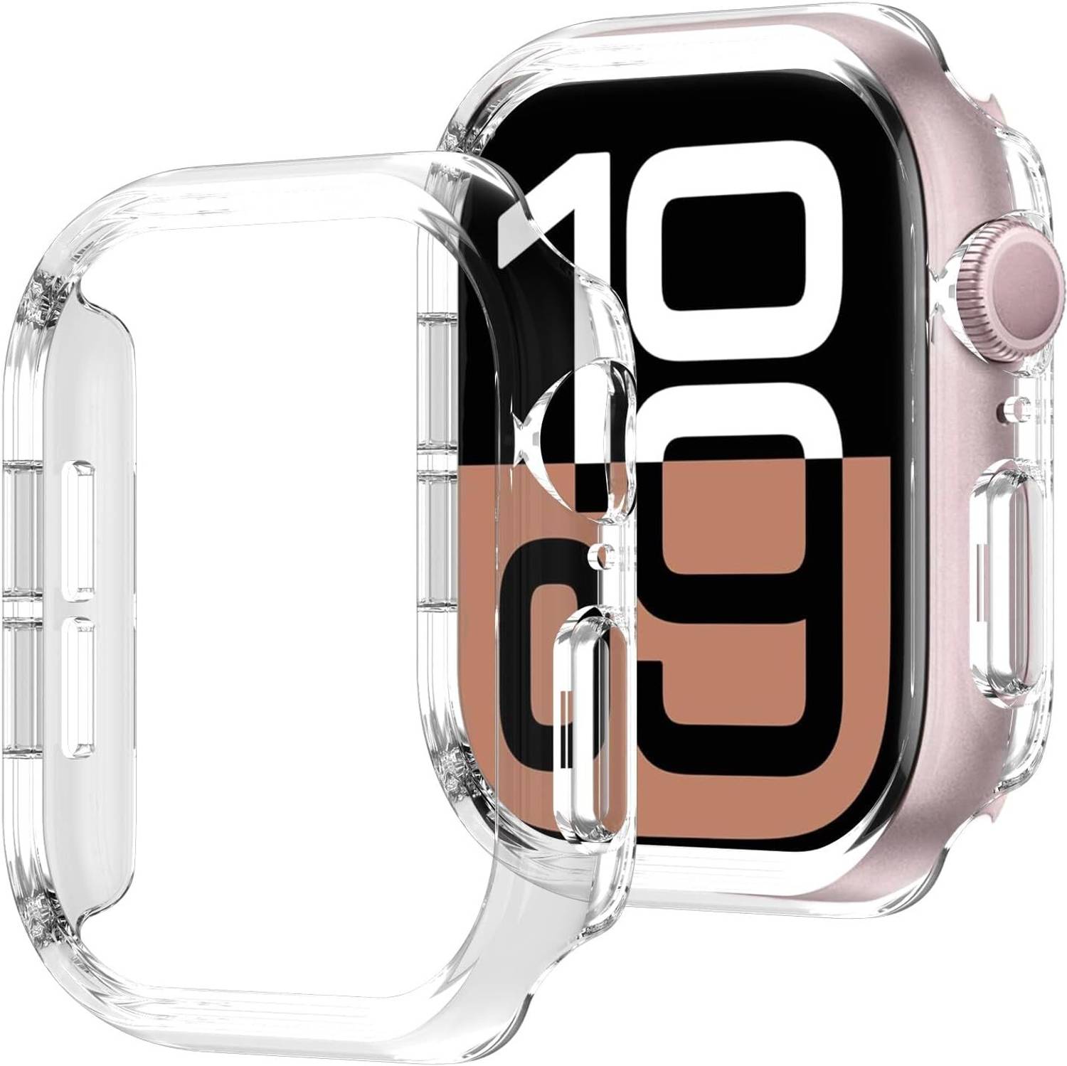 SwapME Screen Guard for 2 Pack Hard PC Bumper Case for iWatch Ser
