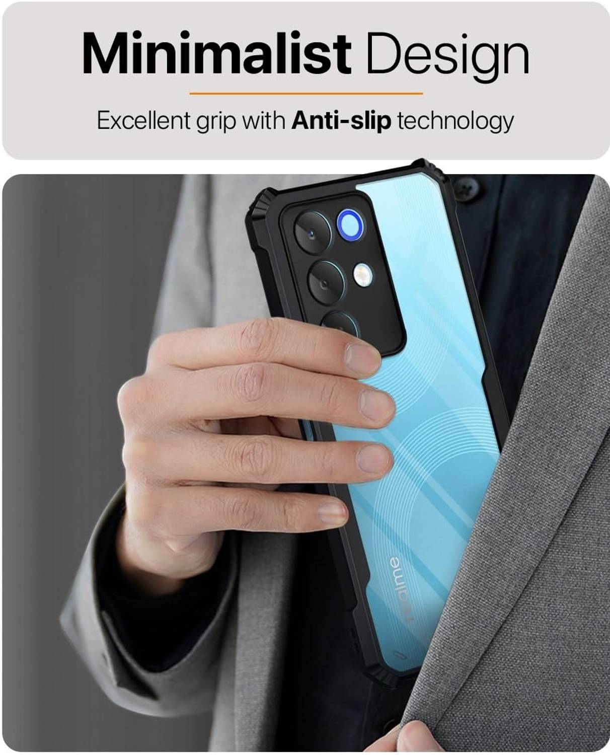 caseunik Back Cover for RealMe C85 5G, Narzo 90x 5G, 15x 5G - Image 3