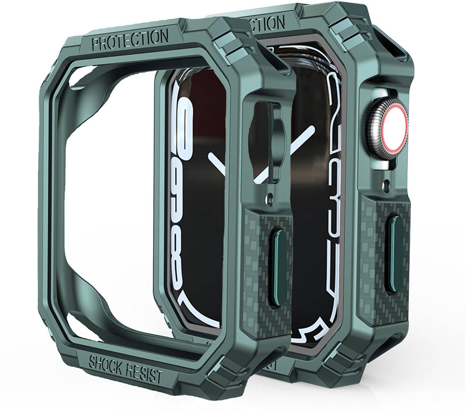 SQUIF Front & Back Case for iWatch Series 7 Amd Series 8 (45mm) W