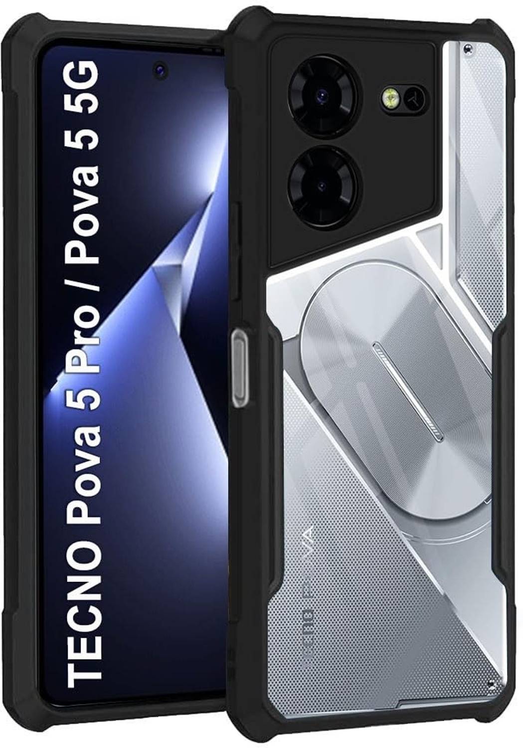 Aaralhub Front & Back Case for Tecno Pova 5 Pro 5G