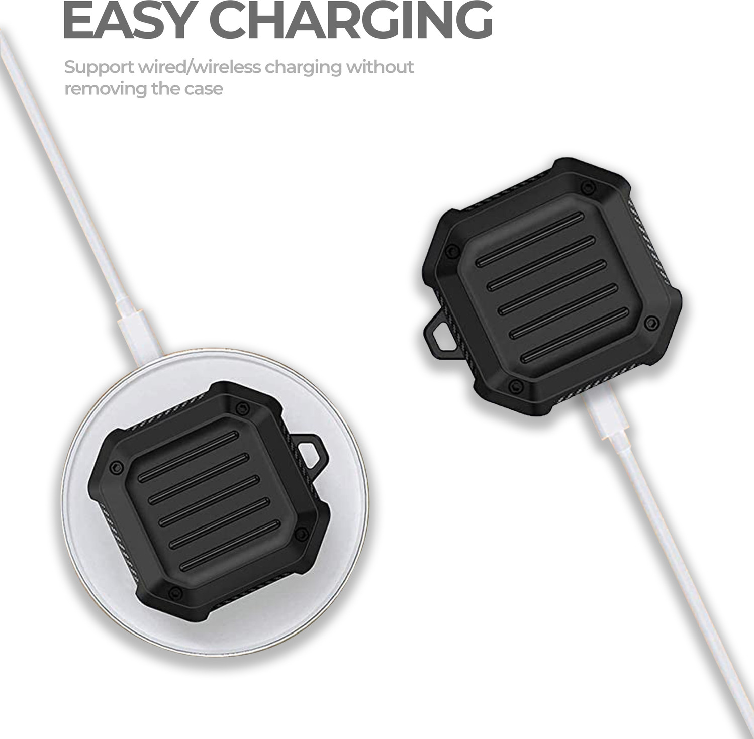 Image of newtechno Front & Back Case for Samsung Galaxy Buds Live