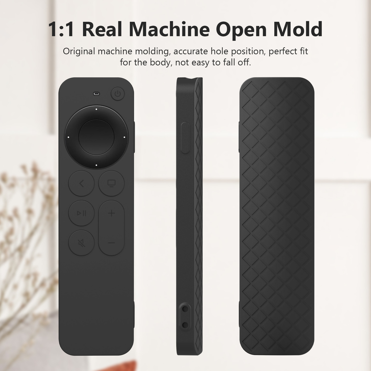 Image of CALDIPREE Front & Back Case for Apple TV 4k 2021 2022 2023 2nd 3rd Generation Model Remote Cover