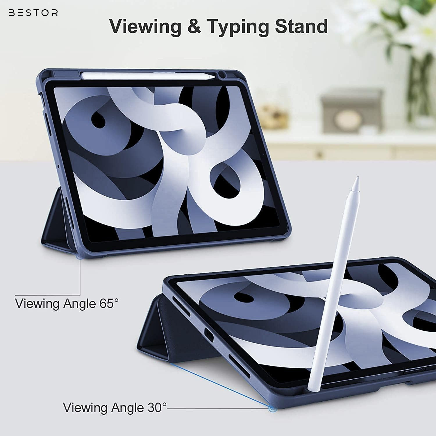 Image of Bestor Front & Back Case for APPLE I PAD