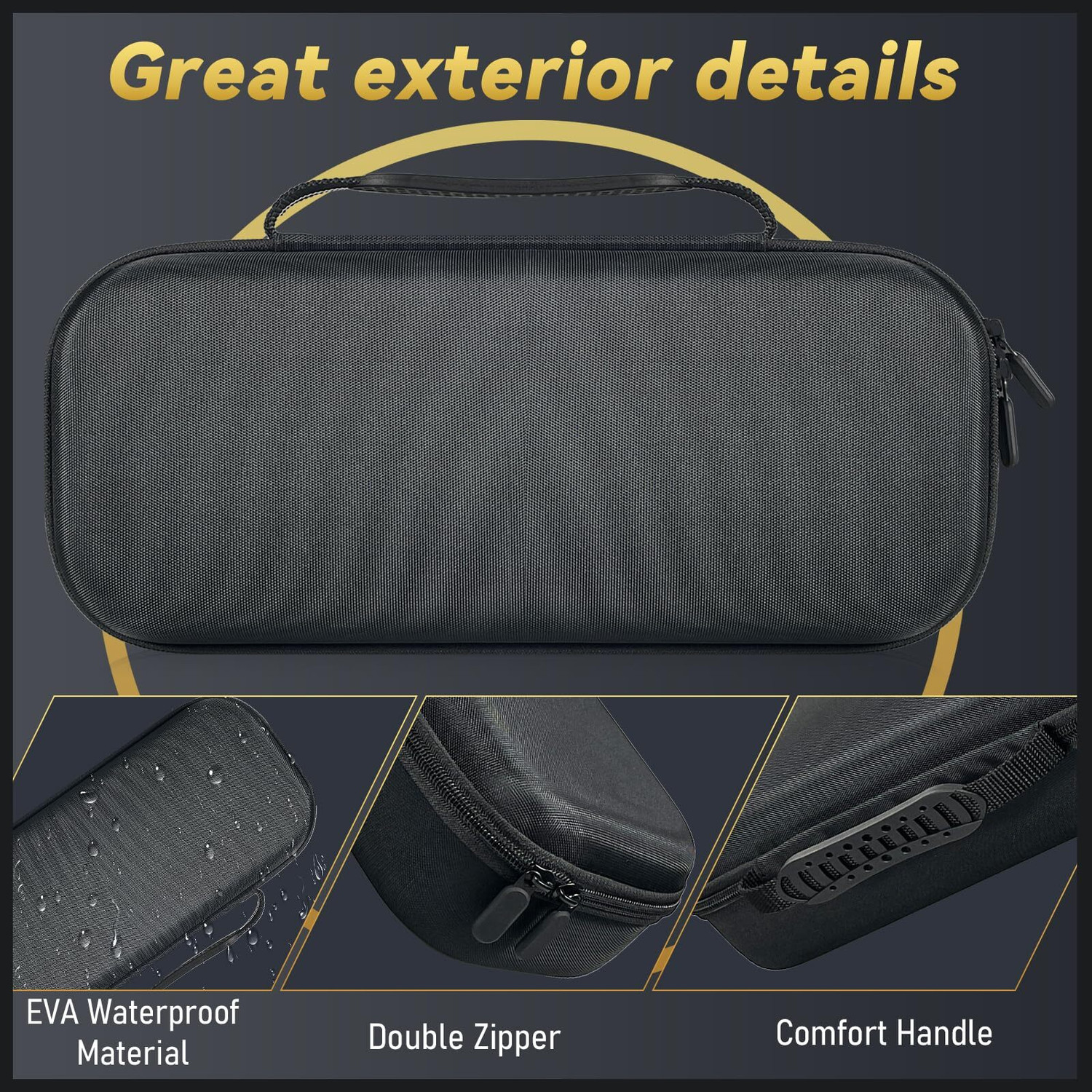 Image of OIVO INDIA Hard Shell Carrying Case for PlayStation Portal Remote Player, Portable Travel Gaming Accessory Kit