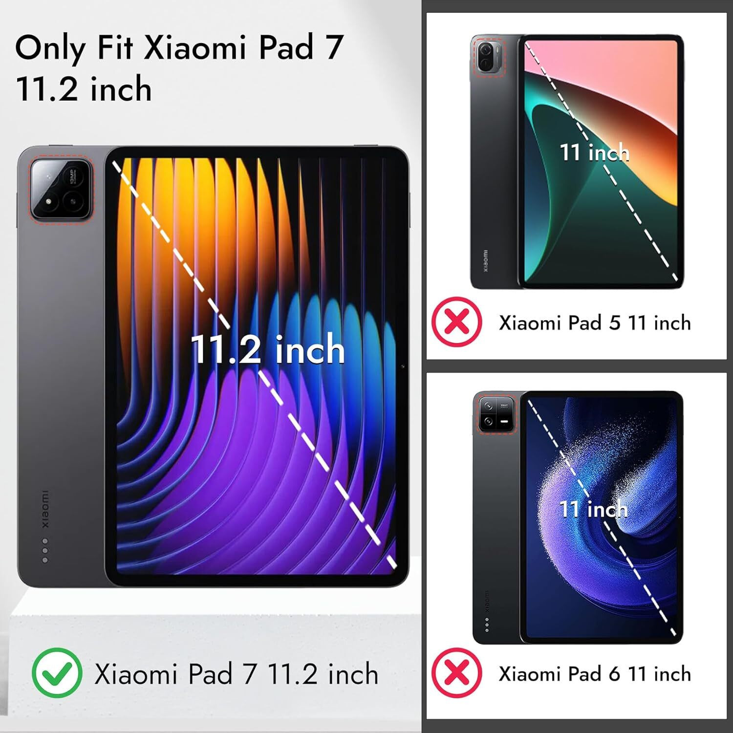 Image of AGEIS Flip Cover for Xiaomi Pad 7 /7 Pro 11.2 inch