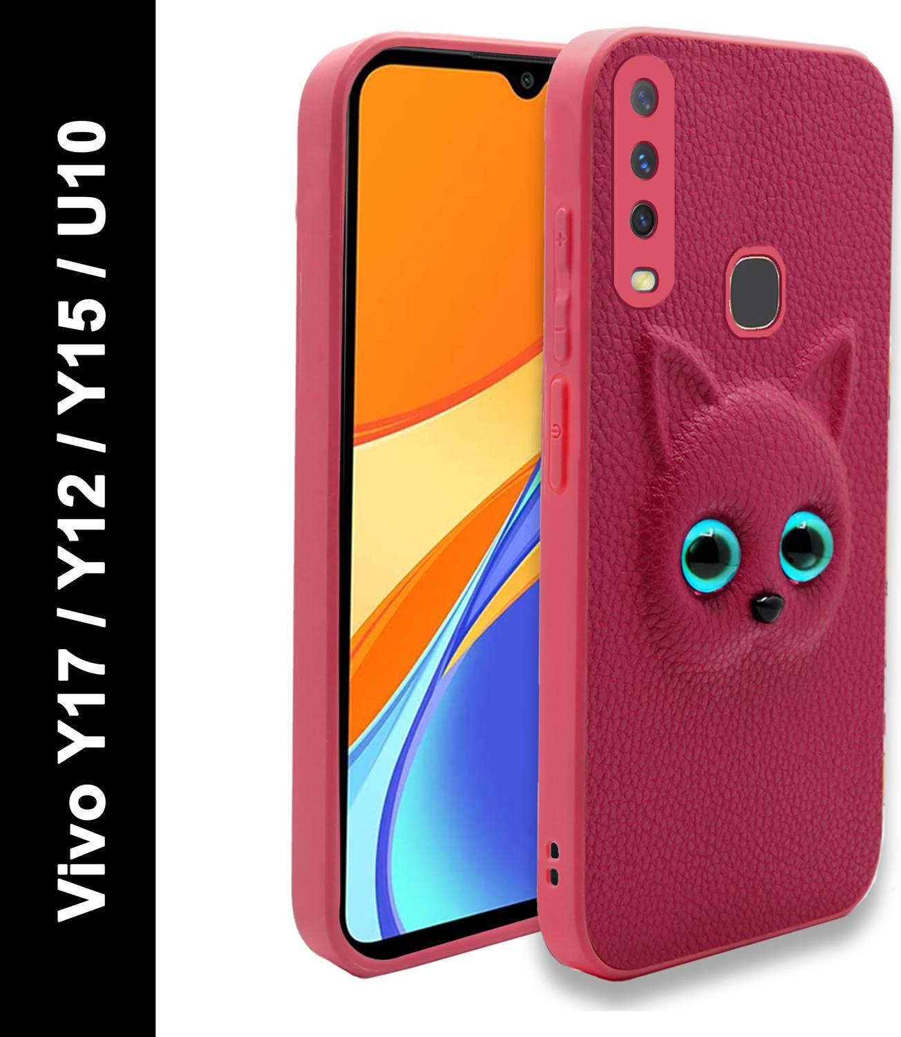 BOZTI Back Cover for Vivo Y17, Vivo Y15, Vivo Y12, Vivo U10