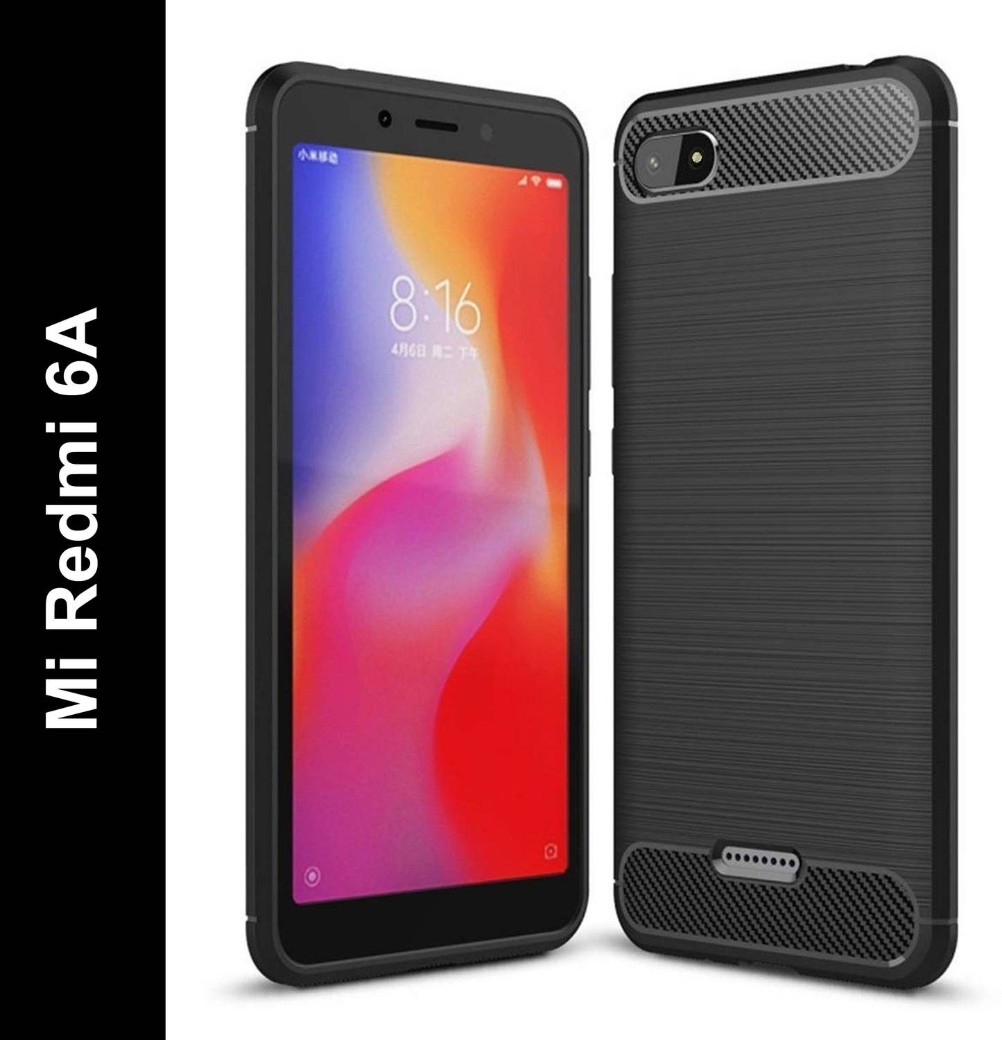 Bracevor Back Cover for Mi Redmi 6A
