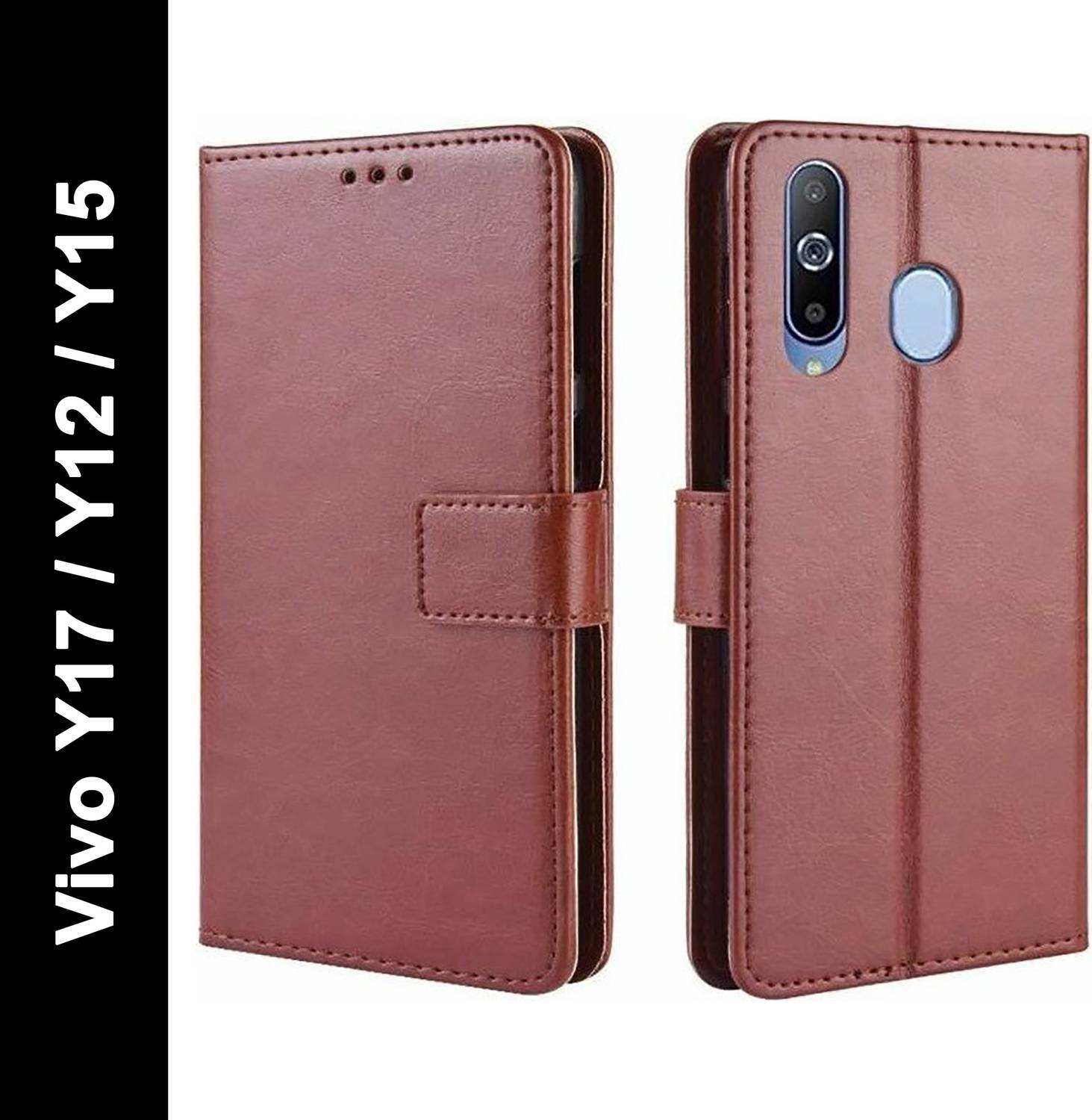 AUTOCASE Flip Cover for Vivo Y12 Model 1904, Vivo Y15 Model 1901, VIvo Y17, Model 1902