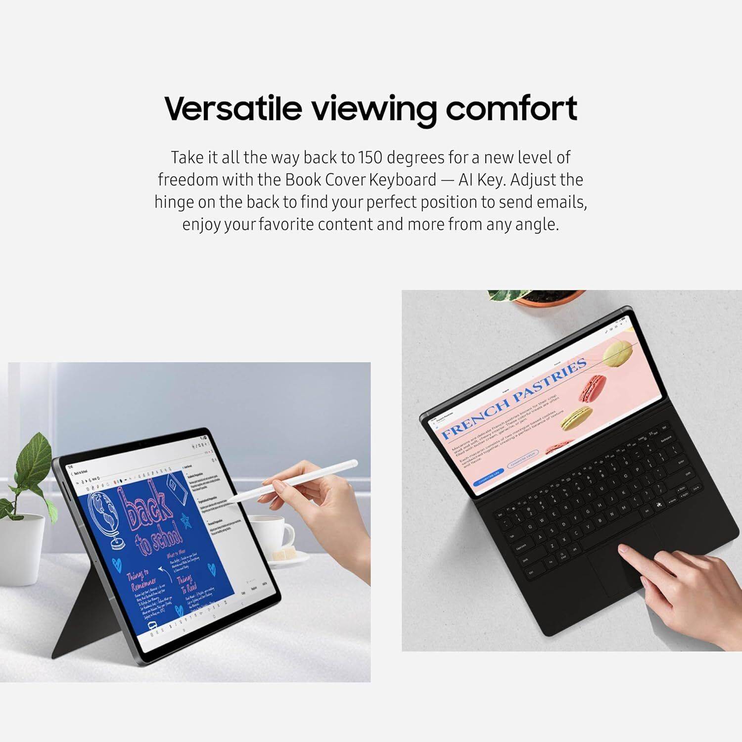 Samsung Keyboard Case for Galaxy Tab S10 FE+/5G Book Cover