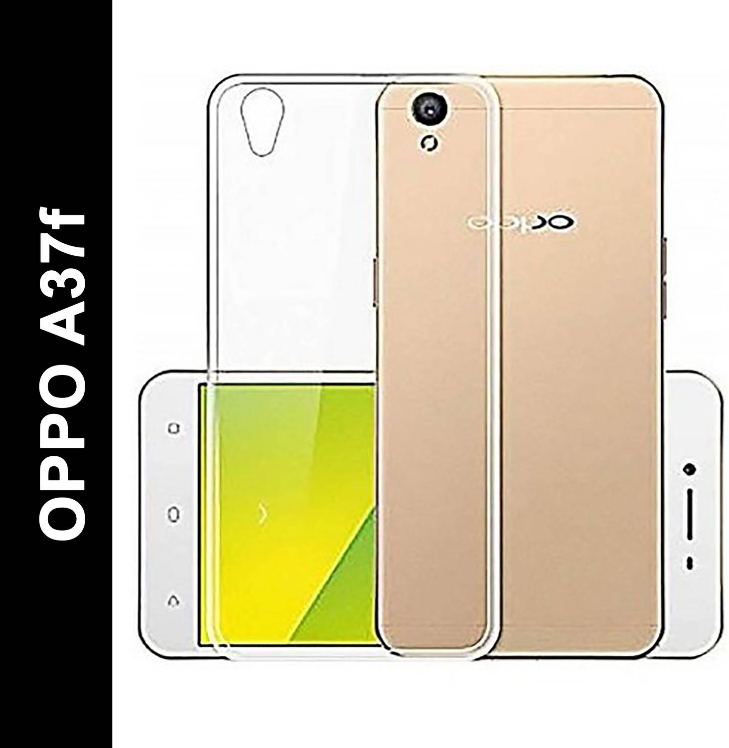 Aarov Back Cover for Oppo A37f, Oppo A37 Plain Cover, oppo A37f Designer Back Cover, Designer Plain Back Cover